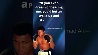 Muhammad Ali's Quotes - The Best Inspirational & Motivational Quotes For Successful Life  #shorts