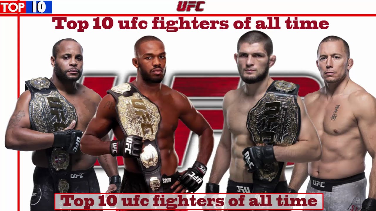 Top 10 Ufc Fighters Of All Time - YouTube