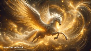 528Hz PEGASUS • UNLOCK ABUNDANCE, MIRACLES, LOVE \u0026 HEALTH • MIRACLE FREQUENCY