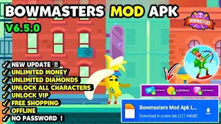 Bowmasters Mod Apk v6.5.0 | Unlimited Money \u0026 Unlock All Characters