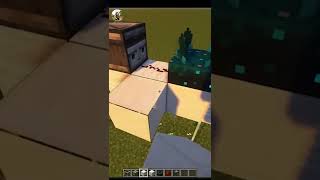 How To Make A Automatic Door In Minecraft | Minecraft : Wireless Door 2x2 | #shorts #minecraft