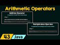 Arithmetic Operators in Java