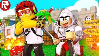 РОБЛОКС АССАСИН КРИД НАПАЛ НА МЕНЯ В ROBLOX видео симулятор выживание веселая мини игра для детей
