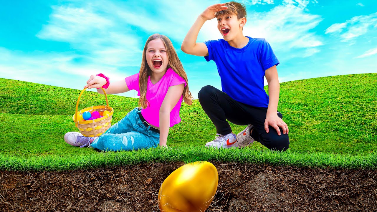 EXTREME EASTER COMPETITION for a Golden Egg ft/ Daughter & Best Friend