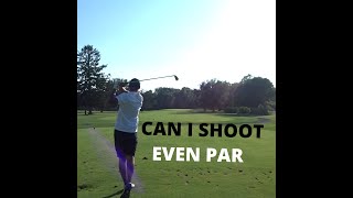 CAN I SHOOT EVEN PAR??  - TY TRIES GOLF