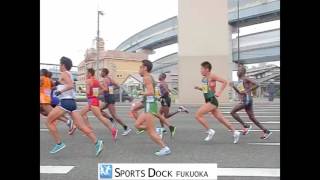 【スーパースロー】 福岡国際マラソン2015 トップ集団ランニングフォーム