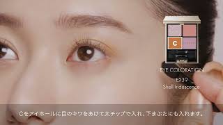 ルナソル LUNASOL EYE COLORATION EX39 How to Use