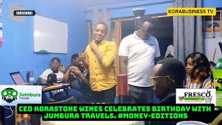 CEO KORA BUSINESS  CELEBRATES BRANDS AND NEW AGE WITH JUMBURA TRAVELS  #subscribe #Wish #comment