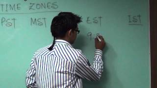 US Time Zones Demonstration