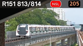 (200 Subs Special) [SMRT Trains] - ALS R151 Set 813/814 Departing Yew Tee Station