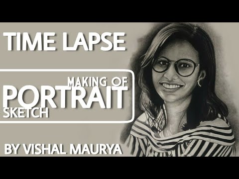 Pencil Drawing Time Lapse Portrait Youtube