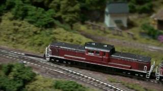 Ｎゲージレイアウト　DD51 重連　Model Railroad