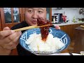 5 pounds of big elbow ah qiang makes ”secret elbow bibimbap” fat but not greasy丨mukbang