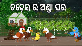 ଟିକି ଚଢେଇ ର ଅଣ୍ଡା ଘର || Tiki Chadhei Ra Anda Ghara | Anda Chasa | Odia Birds Stories | Jungle Toons