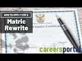 How To Apply For A Matric Rewrite | Careers Portal