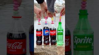 “How Do Coke, Pepsi, and Fanta React to Mentos in the Cold?” 😱❄