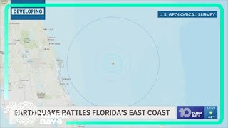 Florida earthquake: Magnitude 4 quake recorded off east coast