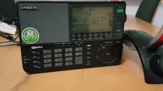 Transatlantic MW AM DX - WBBR 1130 kHz Bloomberg Radio from New York received in Germany