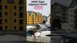 Many Expensive YACHTS #ålesund #norway #viral #cruiseship #yacht #shorts #seaman #sailor