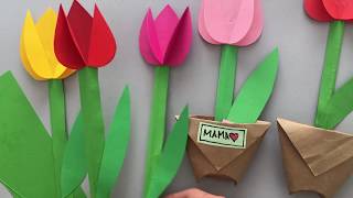 paper tulips