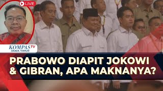 Makna Prabowo Diapit Jokowi Gibran di HUT ke-17 Gerindra, Tanda Hubungan Baik atau 'Bayang-Bayang'?