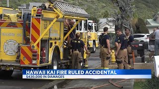 HFD classifies a Hawaii Kai building fire as accidental