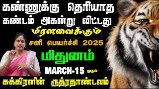 மிரளவைக்கும் 2025 சனி பெயர்ச்சி Mithunam Sani Peyarchi Palan  2025