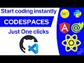 Start coding instantly with Codespaces | Github Codespaces