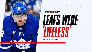 Leafs were 'lifeless' against the Bruins Saturday to move to the brink of elimination