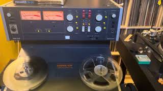 Otari MX55N first turn on and recording test