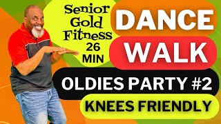 Fun Seniors Walking Dance Oldies Workout #2 | Knees Friendly