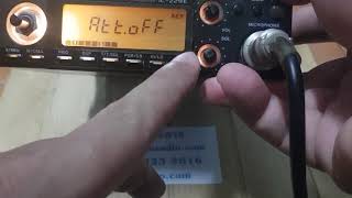 วิธีปิดไฟหน้าจอ Icom ic 229E