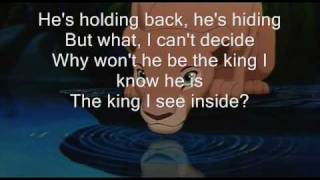 Lion King- Can You Feel The Love Tonight w/lyrics