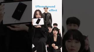 iPhone sound effect/from Korean 😊