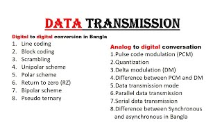 DATA transmission in bangla