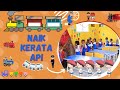 Berbaris seperti Naik Kereta Api