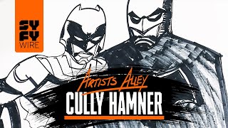 Watch Cully Hamner Sketch Batman And The Signal | C2E2 | SYFY WIRE