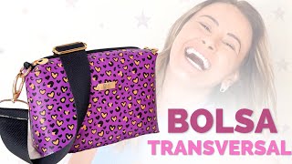 BOLSA TRANSVERSAL | COSTURE em casa - Linda e fácil de costurar - INICIANTES - DIY