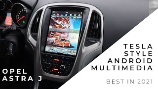 Android car radio Opel Astra J best in 2021 | How to install tesla style multimedia