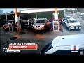 Asaltan a automovilista y empleados de gasolinera en Puebla | Noticias con Ciro Gómez Leyva