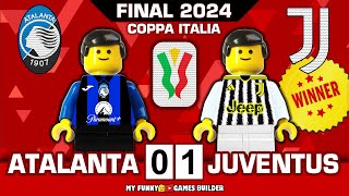 Coppa Italia Final 2024 • Atalanta vs Juventus 0-1 • Italian Cup Goals & Highlights Lego Football