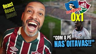 React tricolor REAÇÃO Colo-Colo 0x1 Fluminense | Vitória gigantesca fora de casa MANOEL foi pro céu!