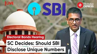 Supreme Court On Electoral Bonds: SC On If SBI Should Disclose Electoral Bond Unique Numbers