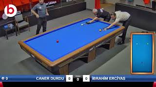 CANER DURDU vs İBRAHİM ERCİYAS  | 3 Cushion Billiards Championship STAGE 3 -A- 2024 ANKARA