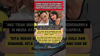 Wenny Ariani Tak Mau Ribut dengan Rezky Aditya Hanya Ingin Perjuangkan Hak Anak #shorts #shortsvideo