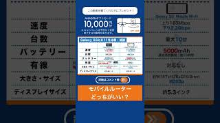 Galaxy 5GとX11どっちがいい？　#Shorts #WiMAX #ポケットWiFi