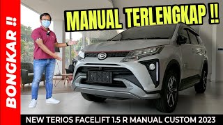 Bongkar !! DAIHATSU NEW TERIOS FACELIFT 1.5 R MANUAL CUSTOM 2023 || Review Exterior & Interior Baru