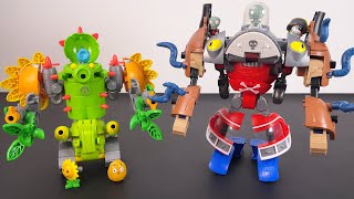 13 Minutes Unboxing ASMR Plants vs. Zombies-Sunflower, Zombie Combination Robot Toy Set | Toy Review