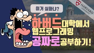 집에서 하버드대학 웹프로그래밍 강의 무료로 듣는 법 - Javascript \u0026 Python