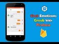 Android Studio - Chat Emoticons Groub with Firebase